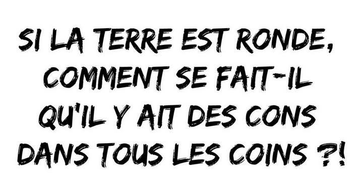 la terre est ronde