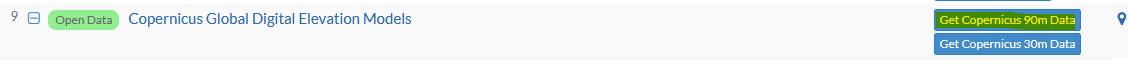 Source Copernicus DEM